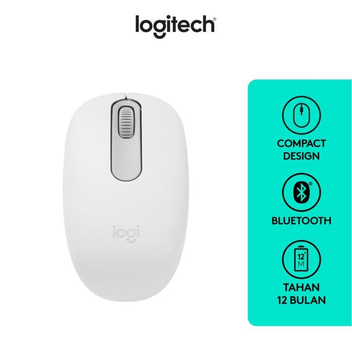Gambar LOGITECH M196 MOUSE WIRELESS BLUETOOTH PORTABLE - Putih dari Dityashop Tech undefined Tokopedia