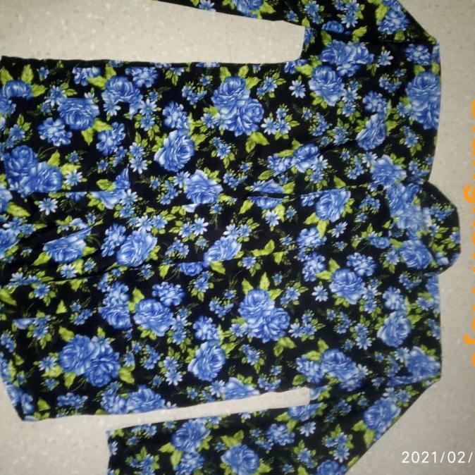 Gambar NEW Baju Surjan Pria Motif Bunga - Biru, XL dari PANDAWA LAPAK undefined Tokopedia