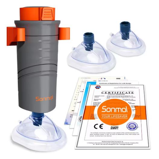 Gambar SU First Aid Anti Choking Rescue Device Automatic for Adults Kids with 3 Different Sizes Masks Home Airway Assist Emergency Kit dari suryastore280 undefined Tokopedia