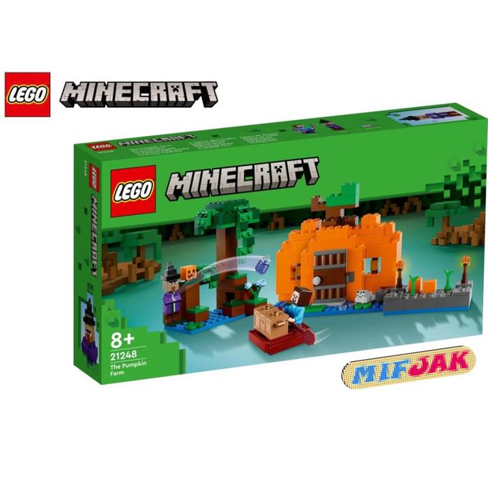 Gambar LEGO Minecraft 21248 The Pumpkin Farm Building dari MIFJAK undefined Tokopedia