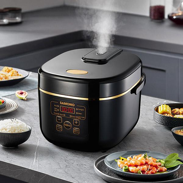 Gambar Rice Cooker Magicom Multicooker Ravelle Digital Low Carbo 3 Ltr - Hitam dari utamamegaelectric undefined Tokopedia