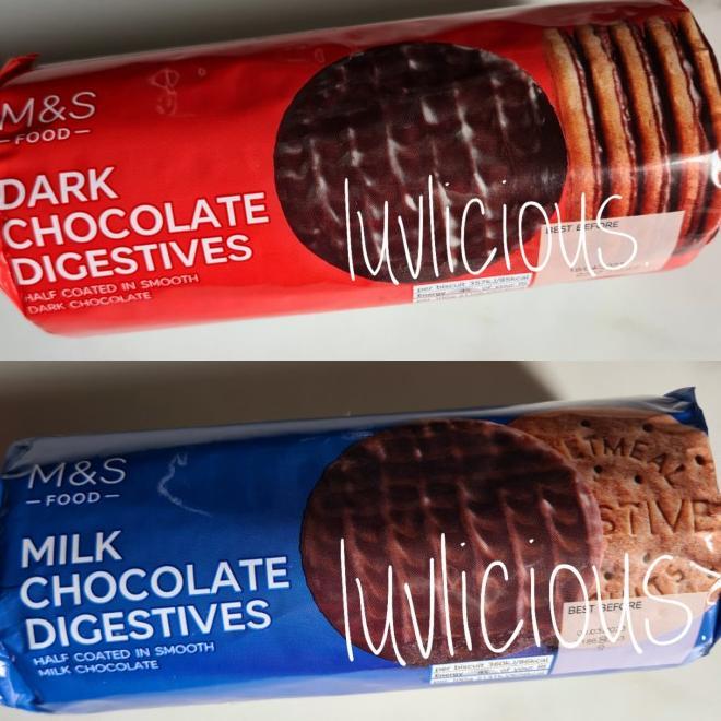 Gambar Ready Marks & And Spencer Dark Chocolate Digestives Biscuits Biskuit Cookies - milk chocolate dari zeastors undefined Tokopedia