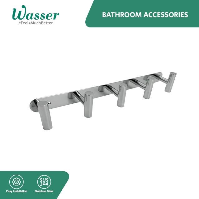 Multi Robe Hook Promo Wasser Multiple Robe Hook RH-82301-5 - chrome - Jakarta Barat ...