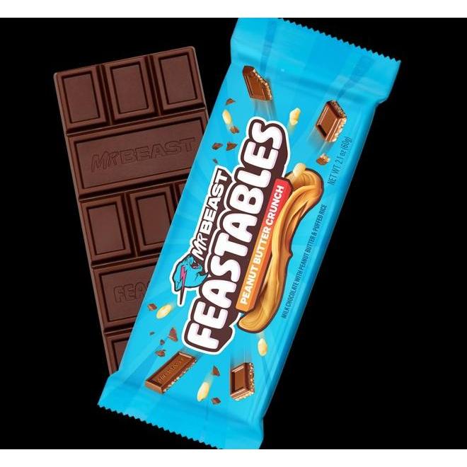 Gambar Ready Stock New Version Coklat Mr Beast Feastables Chocolate Bar - PnBCrunch(NEW) dari one love stor undefined Tokopedia