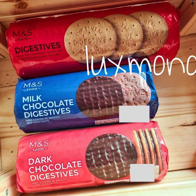 Gambar Ready M&S Marks & And Spencer Digestives Digestive Biscuits Biskuit Cookies - Milk Chocolate dari zeastors undefined Tokopedia
