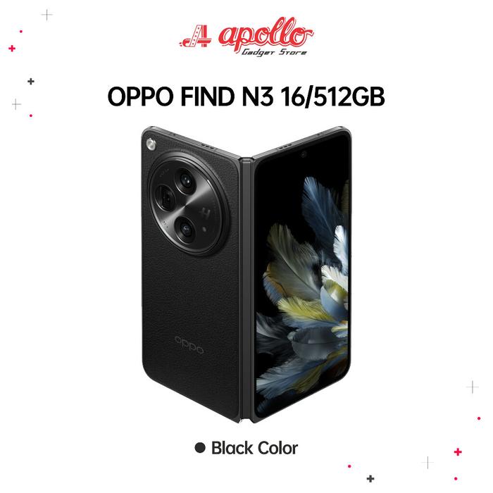Gambar OPPO Find N3 5G 16/512GB Garansi Resmi Indonesia - Black dari APOLLO GADGET STOREBANJARMASIN undefined Tokopedia