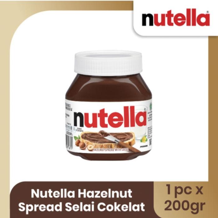 Gambar Selai Coklat Nutella 350gr 1 botol selai untuk olesan roti harga spesial kualitas terjamin lengkap - Nutella 200gr dari YukBeli Toserba undefined 2 Tokopedia