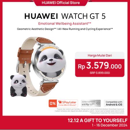 Gambar HUAWEI WATCH GT 5 41mm Smartwatch | Fashion Edge | Pro-Level Sports | Golf Courses Map | Up to 2-Week Battery Life - Cokelat dari Huawei Goal Mobile Official undefined Tokopedia