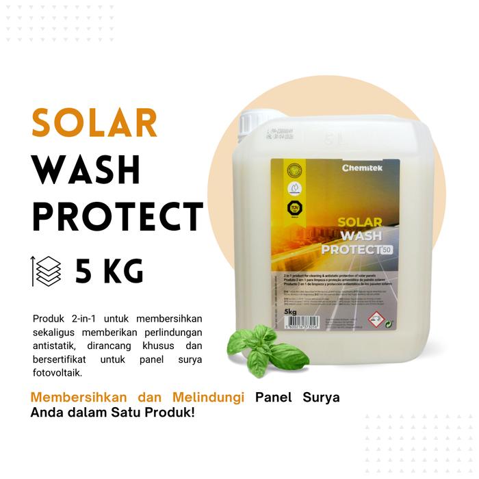 Gambar Solar Wash Protect 50 (SWP50) Solusi Terbaik Cleaning Detergent dari Chemitek untuk Solar Panel - 5 KG dari Smsolar undefined Tokopedia
