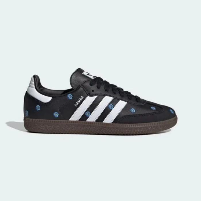 Gambar SEPATU ADIDAS SAMBA OG WOMEN BLACK FLORAL EMBROIDERED ORIGINAL - BLACK, 36 dari BAROKAHSTOREJKT20 undefined Tokopedia
