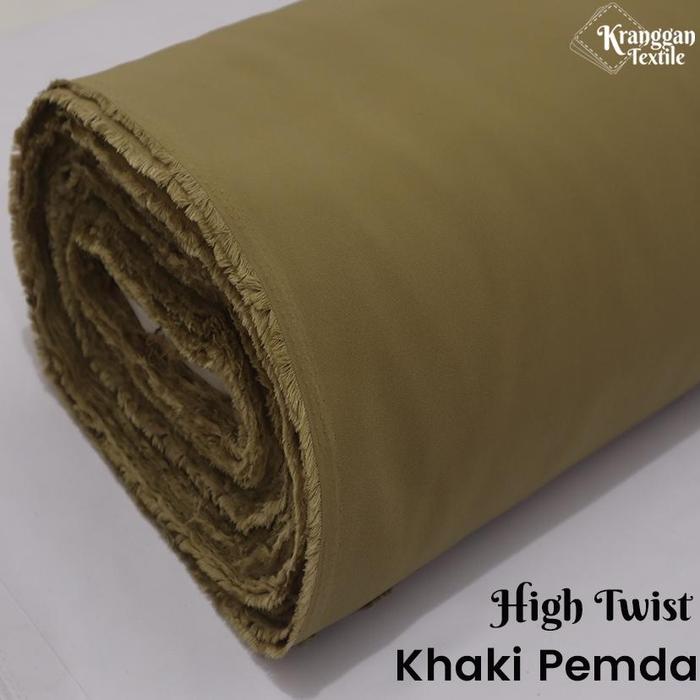 Gambar Bahan Kain Celana Semi Wool High Twi Kantor / Safari / Seragam PNS / Jas blazer - Khaki Muda dari SWEET .ID undefined Tokopedia