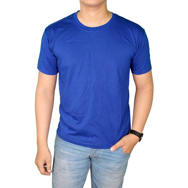 Gambar Kaos Polos Lengan Pendek Combed 24s Premium Banyak Warna Unisex All Size Baju Panjang Pria Tshirt Katun - Biru Benhur dari Gudang Fashion Id undefined Tokopedia