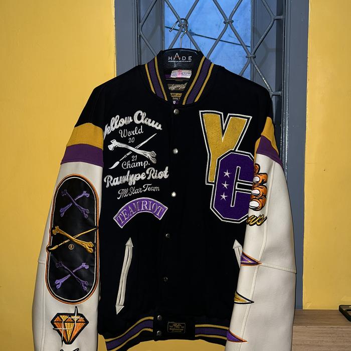 ウェア RWATYPE RIOT x yellow claw Jual Rawtype riot x yellow claw varsity size xl - Kab