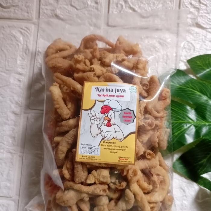 Gambar Keripik Usus Ayam 500gr Kripik Usus Ayam Crispy Kripik Khas Mojokerto dari UD. AL FAZZA JAYA undefined Tokopedia