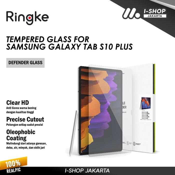 Tempered Glass Samsung Galaxy S10 S9 S8 S7 Plus Fe Ringke Defender Glass  Anti Gores Screen Protector Guard Clear Hd Bening Transparan Transparent  Slim