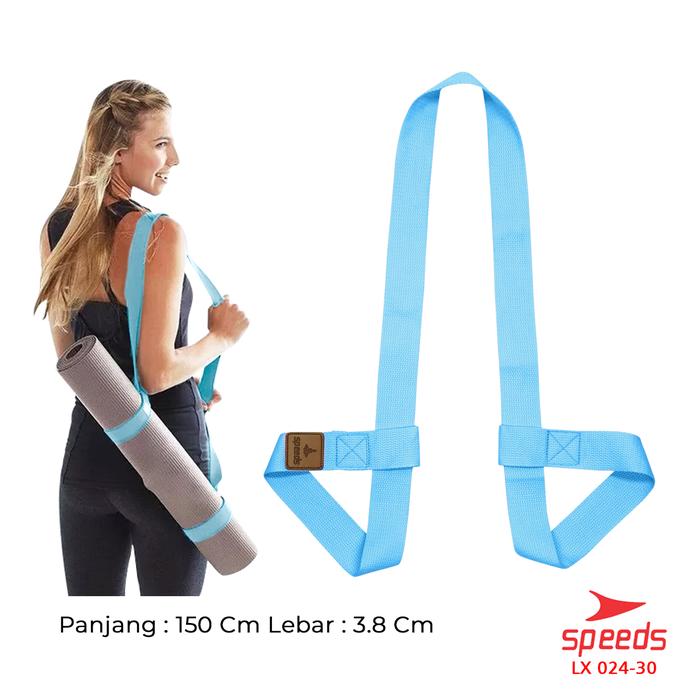 Gambar SPEEDS Yoga Mat Strap Tas Adjustable Tali Matras Yoga Ringan 024-30 - 30BRU dari Calary Toys Kota Surabaya Tokopedia