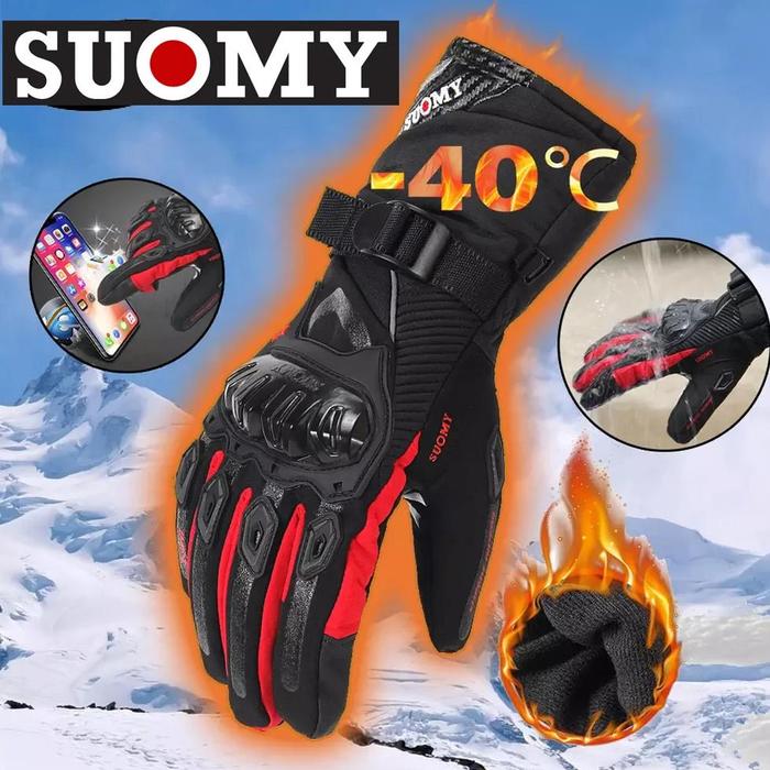 Jual Suomy New Upgrade Waterproof Motorcycle Gloves Winter Warm