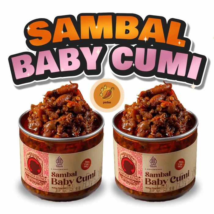 Gambar Paket Sambal DAPOER KUNO Kembar isi 2 - Baby Cumi Pedas dari Dapoer Kuno undefined Tokopedia