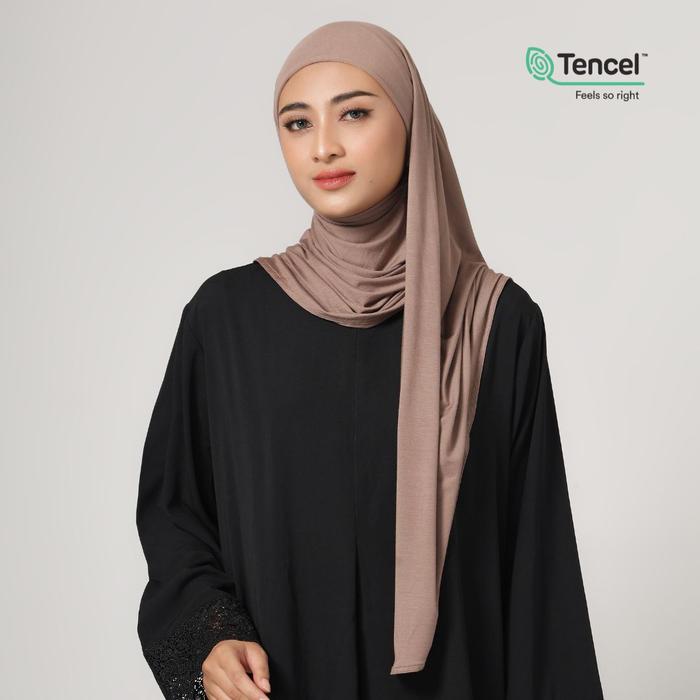 Gambar Hanna Pashmina Inner TENCEL - Fossil dari Raina Signature undefined Tokopedia