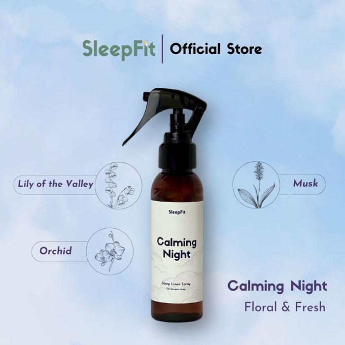 Gambar SleepFit - Sleep Linen Spray Anti Bakteri & Tungau Essential Oil - Calming Night dari SleepFit undefined Tokopedia