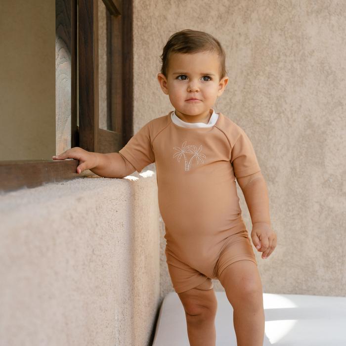 Gambar Noël Au Soleil Baby Rompers Diving Unisex Short Sleeves, Baju Renang Anak - Warm Cocoa, 0-6 dari leevierrakids undefined Tokopedia