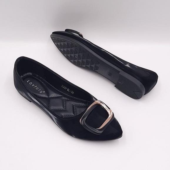 Gambar Laviola Sepatu Flat Shoes Wanita Import 3330 LSF Original Official Store - Hitam, 36 dari laviola Official Store undefined Tokopedia