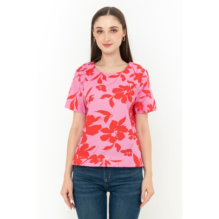 Gambar *Ready Stok* N2 - Atasan Katun 28542 - Pink, M dari Sisters Fashion Group undefined Tokopedia