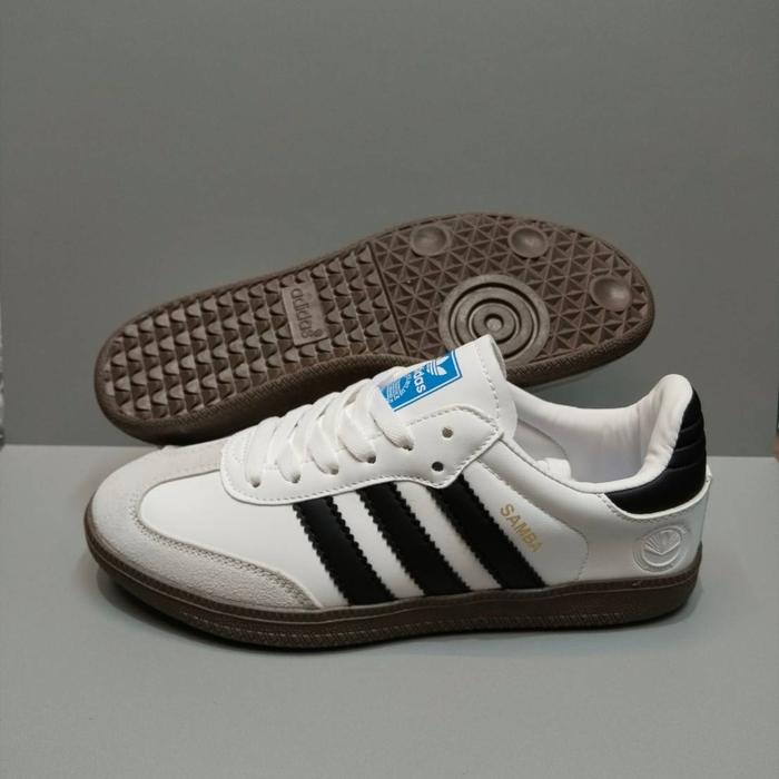 Gambar Sepatu Sneakers Adidas Samba Vegan BNIB Kasual Fashion - Putih biru, 41 dari Allstarshoes.ID undefined 5 Tokopedia