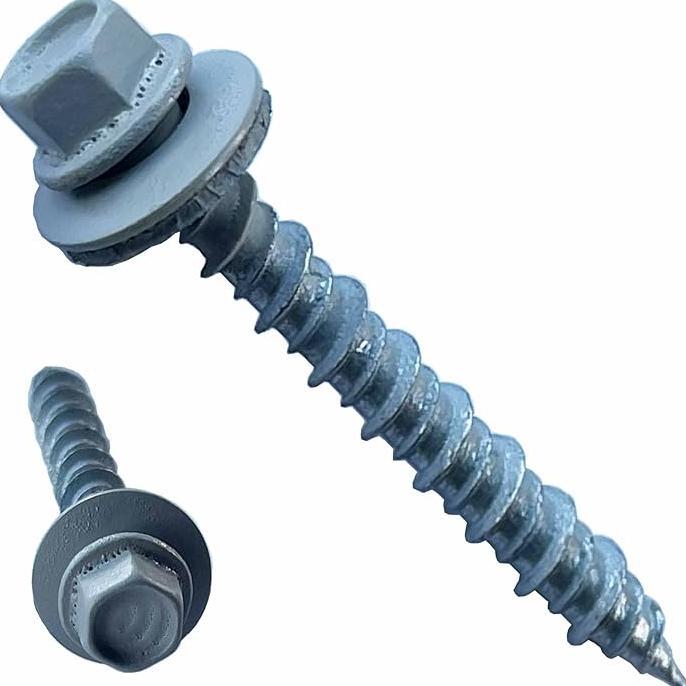 Gambar Best Metal Roofing Screws 10 X 1.5 Self Tapping Hex Head With Epdm Rubber Washer Metal To Wood_Corrugated Roofing Siding Sheds Pancake Screw Hex Drive Easy Installation Grey 1000 dari Froge Market undefined Tokopedia