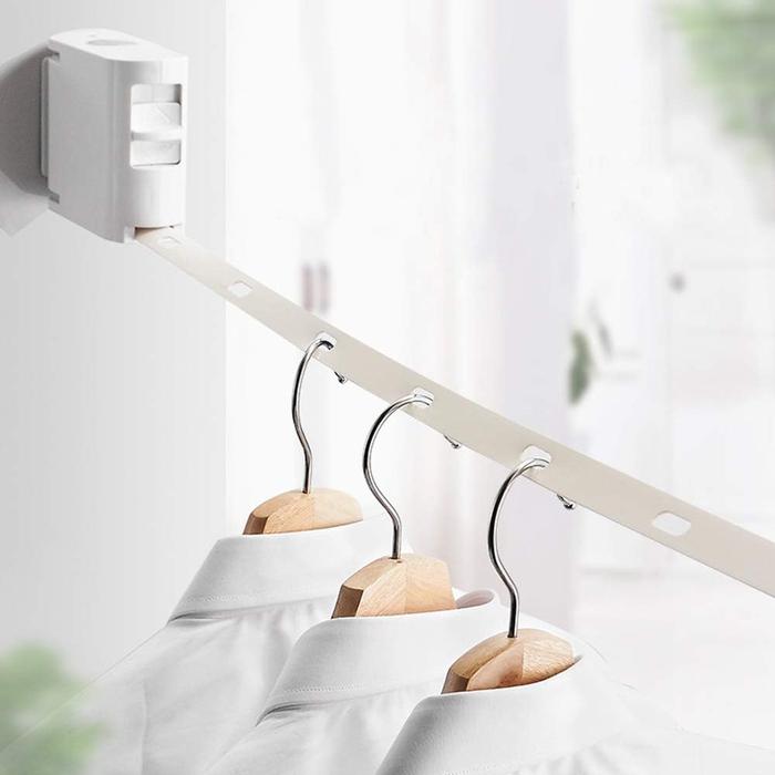 Gambar Tali Jemuran Baju Portable Indoor Outdoor Retractable - 1 Tali 33 Hole dari Towajo Store undefined Tokopedia