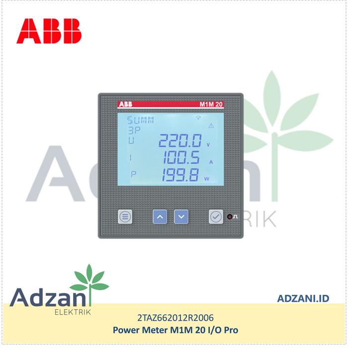 Jual POWER METER ABB M1M 20 Modbus RS485 I/O Pro 2TAZ662012R2006 ...