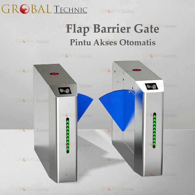 Gambar Flap Barrier Gate Automatic 1 Channel Access Control / Pintu Akses RFID 1 Jalur dari Yongstoreee undefined Tokopedia