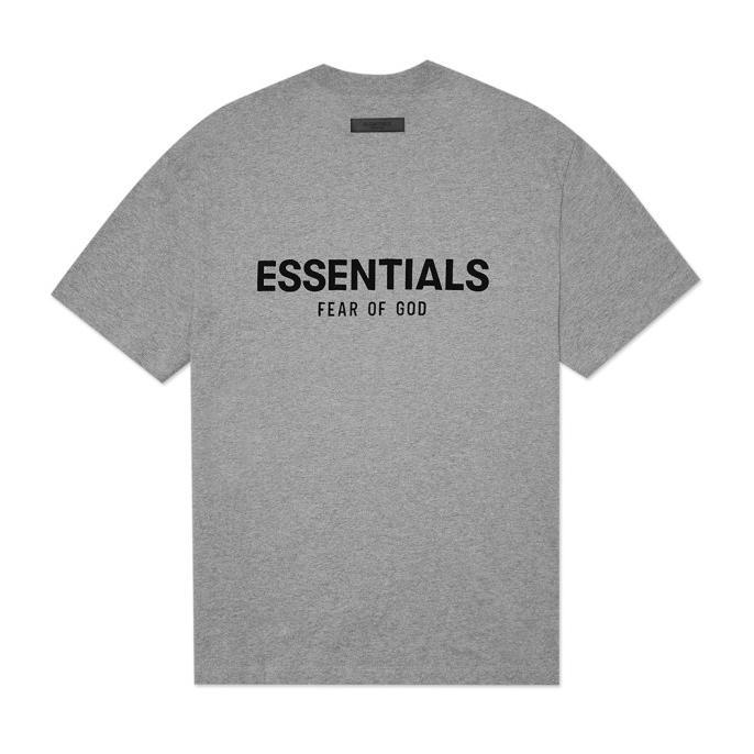 Gambar FOG Essentials Back Velvet Text T-Shirt - Dark Grey, S dari rixs store undefined Tokopedia
