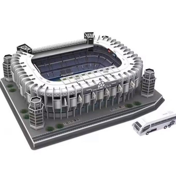 Gambar PUZZLE 3D STADIUM | REAL MADRID - SANTIAGO BERNABEU| MINIATUR STADIUM BERKUALITAS dari OsmarShop undefined Tokopedia