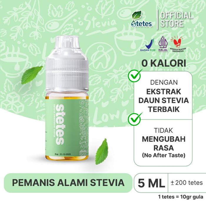 Gambar STETES - Stevia natural Sweetener - Gula Alami - 5 dari hejofresh undefined Tokopedia