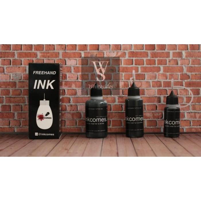 Gambar Your Body Official 30ml Warna - Inkcomes Colors Tinta Tattoo Temporary Temporer Inkbox - 20ml - Brown dari Your Body Official undefined Tokopedia