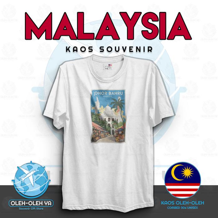 Oleh Oleh YA Souvenir Kaos Malaysia Oleh Oleh Kaos Malaysia T-Shirt  Souvenir T-Shirt Malaysia Souvenir Oleh Oleh Baju Souvenir Welcome To  Malaysia