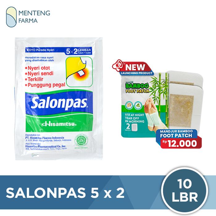 Gambar Salonpas Koyo Isi 5 x 2 Lembar - Koyo Pereda Nyeri Otot dan Sendi dari Menteng Farma undefined Tokopedia