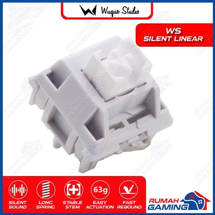 Gambar SWITCH - WUQUE STUDIO - WS SWITCH SERIES - 5 PIN - FACTORY LUBE - SILENT LINEAR dari Rumah-Gamings undefined Tokopedia