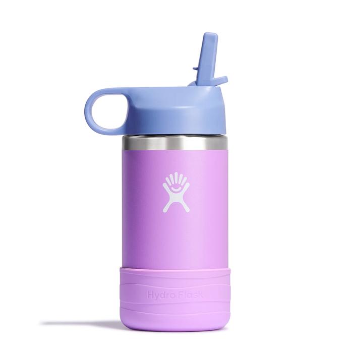 Gambar Hydro Flask Kids 12oz (345ml) Wide Mouth with Straw Cap and Boot - Anemone dari Mrs. Porter undefined Tokopedia