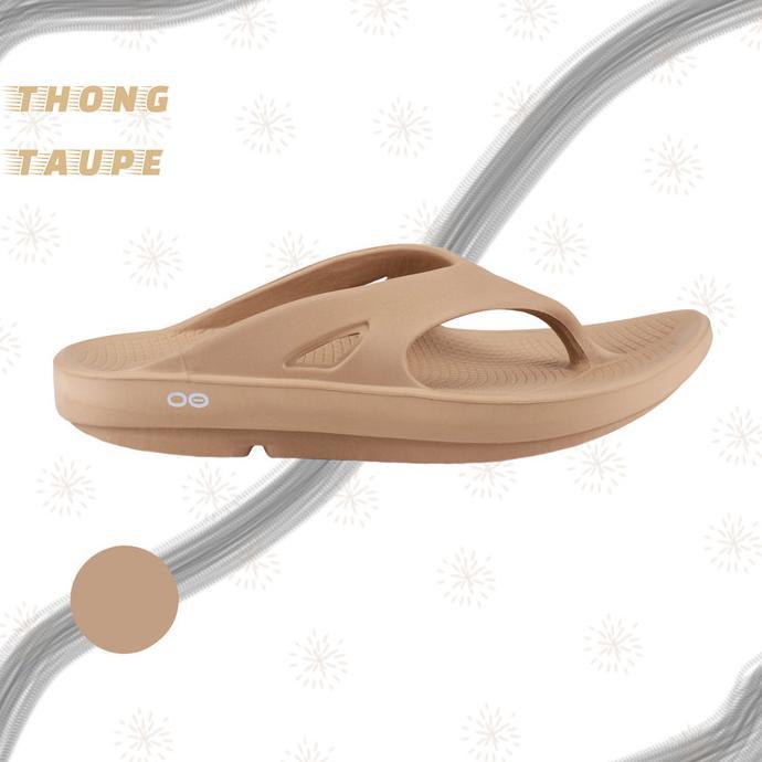 Gambar Oorigina Thong ( Sandal Oofos u. recovery dan Plantar Fascities) - Taupe, 45-46-47 dari Peety shoop undefined Tokopedia