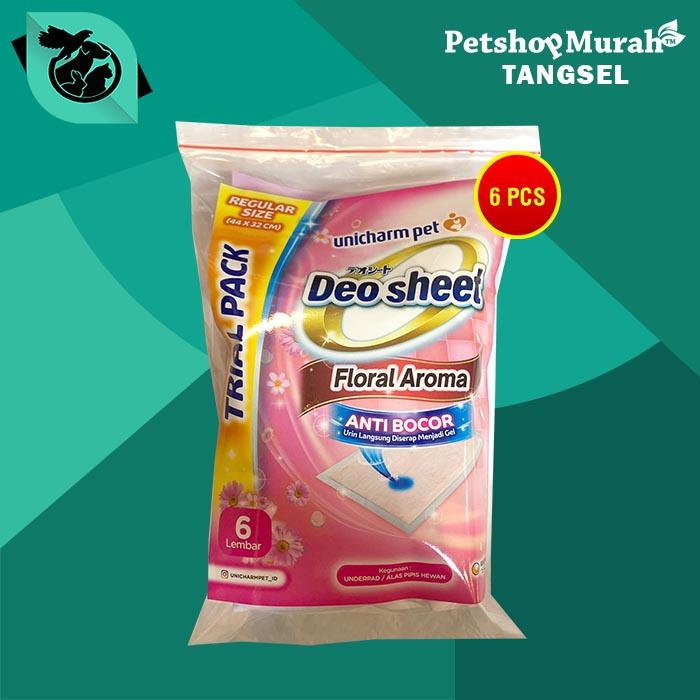 Gambar Deo-sheet Alas Pipis Poop anjing Perlak Hewan 6 pcs Repack - 44x32 Floral dari Jagoan Petshop undefined Tokopedia