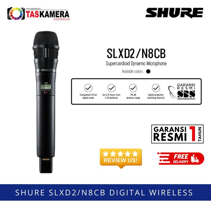 Gambar Shure SLXD2/N8CB Digital Wireless Microphone dari TasKamera-ID undefined Tokopedia