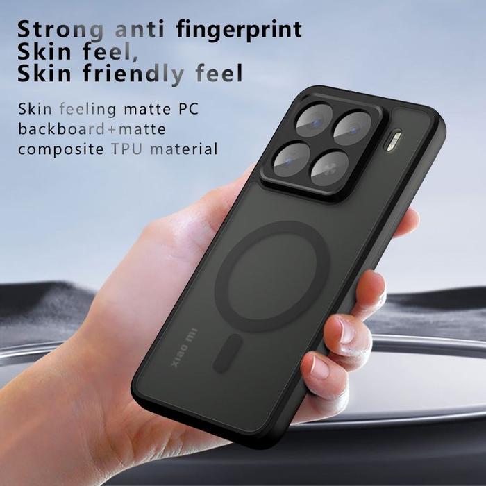 Gambar Case Xiaomi 14 / 14 Pro / 15 / 15 Pro Hard Soft Cover MATTE Magsafe Magnetic Original Anti Yellowing - XIAOMI 15, Hitam dari HOKI Case Official undefined Tokopedia