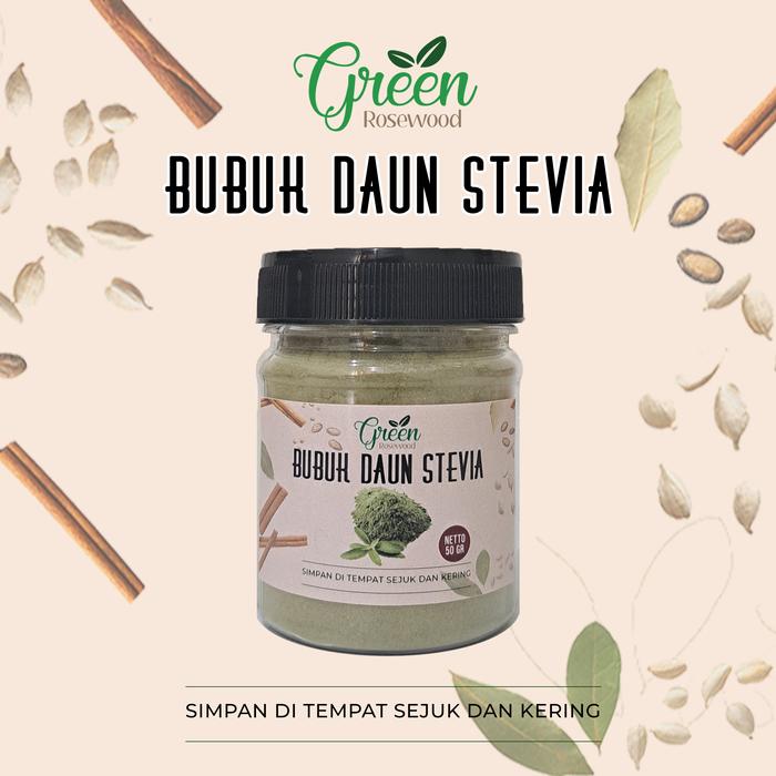 Gambar (KEMASAN BOTOL) BUMBU DAPUR BUBUK / merica bawang putih bombay lada hitam jahe kunyit garam gula oregano jintan selasih wijen ketumbar - BubukStevia50g dari The Green Rosewood undefined Tokopedia