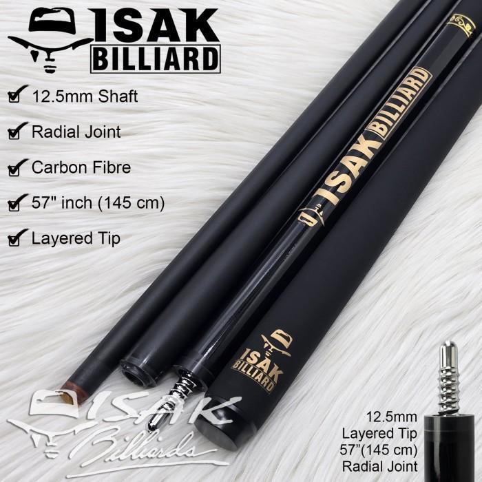 Gambar Isak Billiard Carbon Cue - Radial Hat Logo Low Deflection Stick Billiard Termurah 100 % Original dari YAPATAR 55 undefined Tokopedia