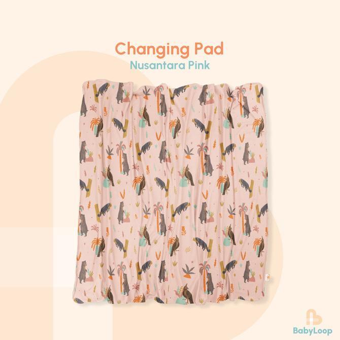Gambar Kain Bedong Bayi - Baby Swaddle Tencel Fabrics - Baby Loop - Nusantara Pink dari coolshopq undefined Tokopedia