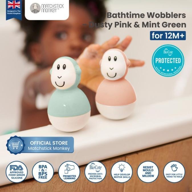 Gambar Pilihan Terbaik Matchstick Monkey Bathtime Wobblers - Mainan Mandi Anak Bayi - MntGreen&DsPink dari gali store.id undefined Tokopedia