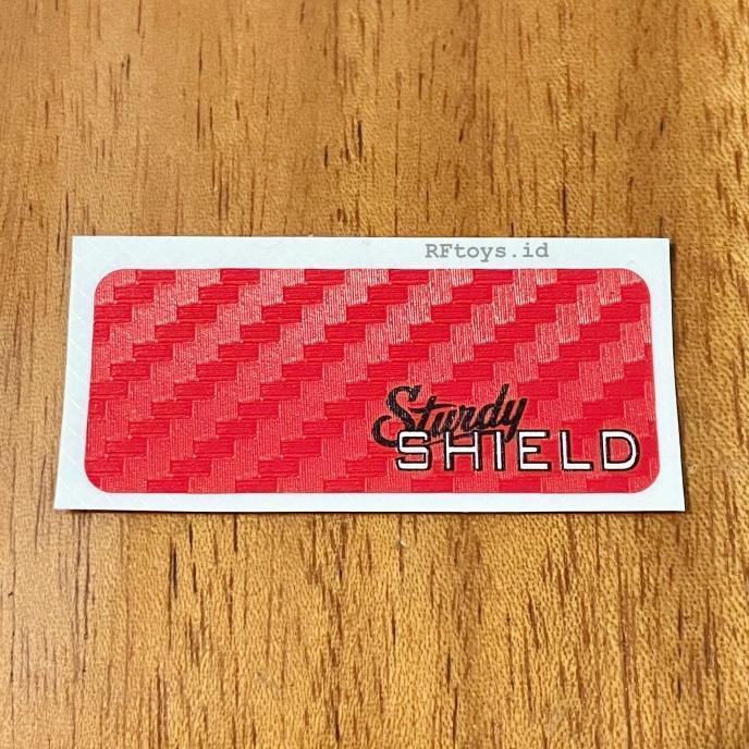 Gambar Delro Aio Sturdy Buttom Shield Sticker Authentic Bottom Stiker - RED Carbon dari HUPISTORE undefined Tokopedia