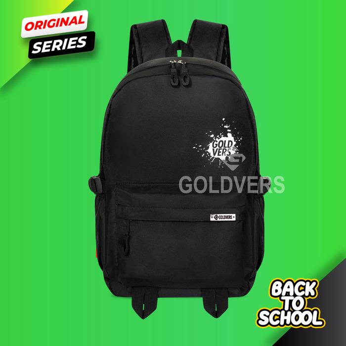 Gambar Tas Ransel Goldvers Glow in The Dark Tas Ransel Sekolah Pria & Wanita - Black dari goldvers undefined Tokopedia